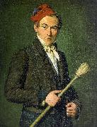 Christian Albrecht Jensen The Scene Painter, Troels Lund oil painting